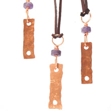 Load image into Gallery viewer, Copper &amp; Amethyst Necklace