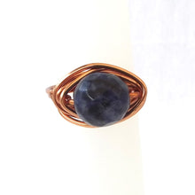 Load image into Gallery viewer, Ring, Size 2.25 - Lapis &amp; Copper