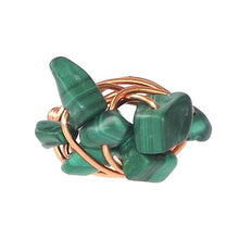 Load image into Gallery viewer, Ring, Size 5.75 - Malachite &amp; Copper