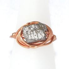 Load image into Gallery viewer, Ring, Size 5.5 - Magnetite &amp; Copper