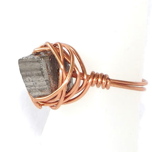 Ring, Size 5.5 - Magnetite & Copper