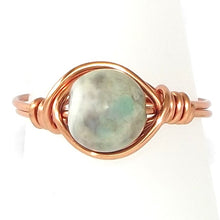 Load image into Gallery viewer, Ring, Size 7.5 - Jasper &amp; Copper