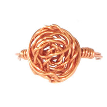 Load image into Gallery viewer, Ring, Size 7 -Copper Rosette