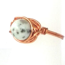 Load image into Gallery viewer, Ring, Size 8.5 - Leopard Jasper &amp; Copper