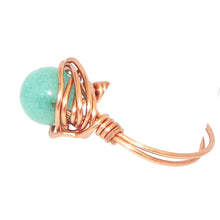 Load image into Gallery viewer, Ring, Size 5 - Amazonite &amp; Copper