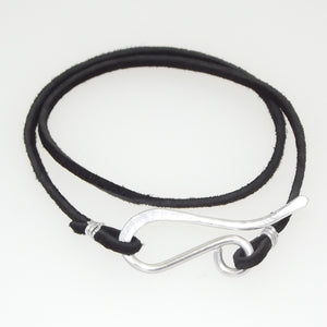 Leather Choker / Wrap Bracelet