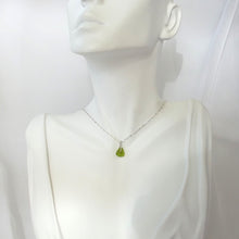 Load image into Gallery viewer, Tiny Olive Seaglass Necklace