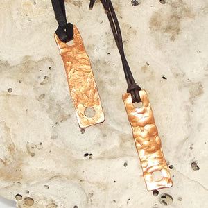 Hammered Copper Necklace
