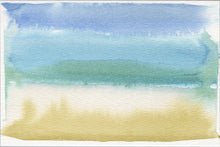 Load image into Gallery viewer, Watercolor Original:  Water Sky Series (small)
