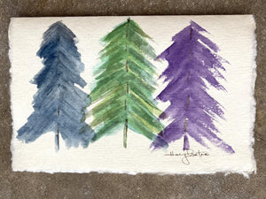 Hand-painted Christmas Cards