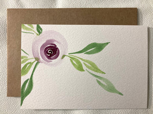 Hand-Painted Cards - Set of 4