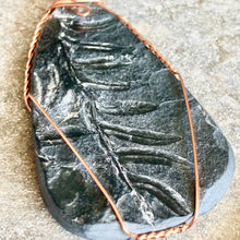 Load image into Gallery viewer, Pteridophyte Fossil Necklace (Large) - 300 Million Yrs Old