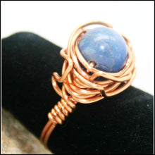 Load image into Gallery viewer, Copper and Stone Handmade Ring - Jewelry Hand Made