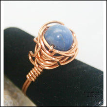 Load image into Gallery viewer, Copper and Stone Handmade Ring - Jewelry Hand Made